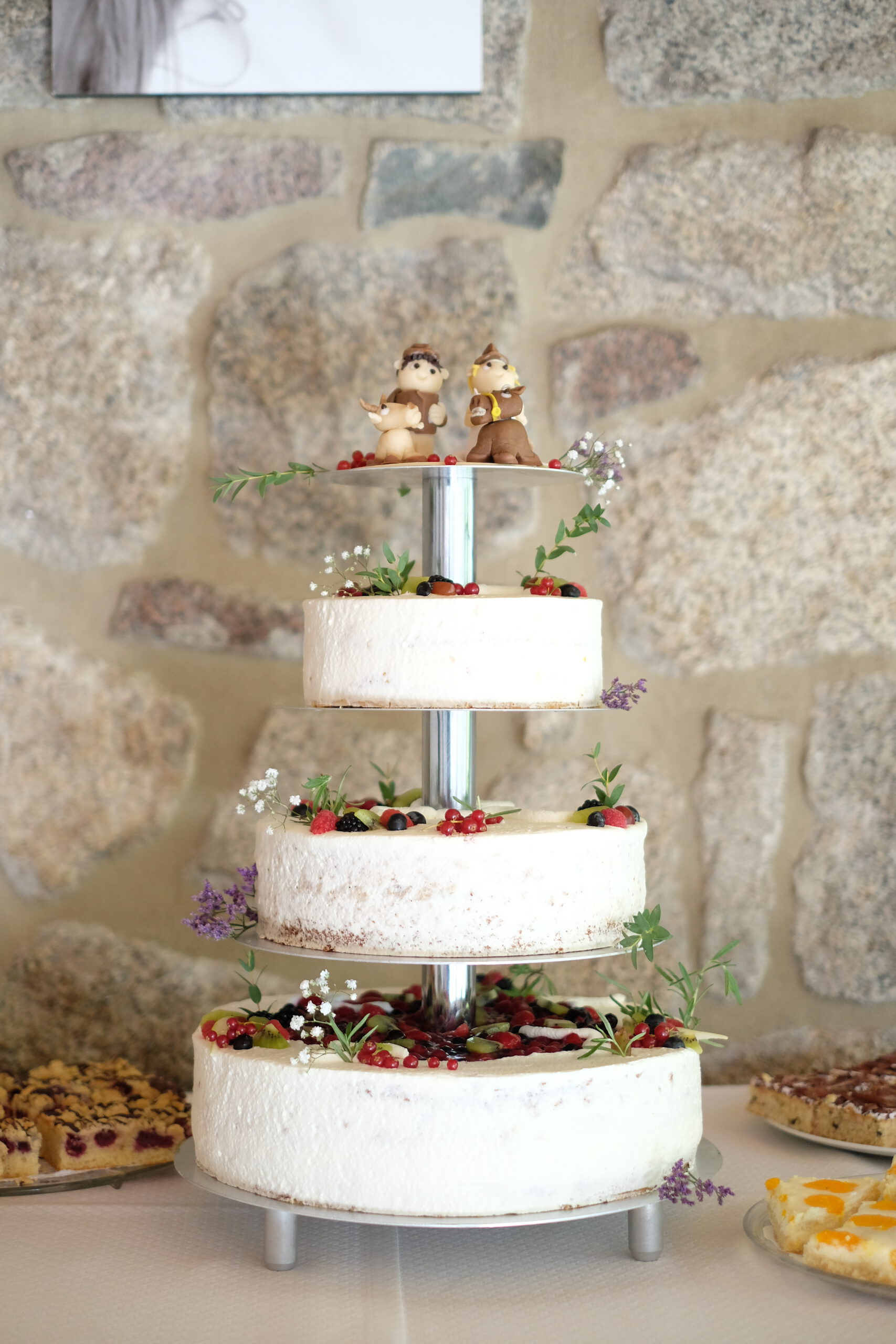 Hochzeitstorte im Gasthaus Egertal